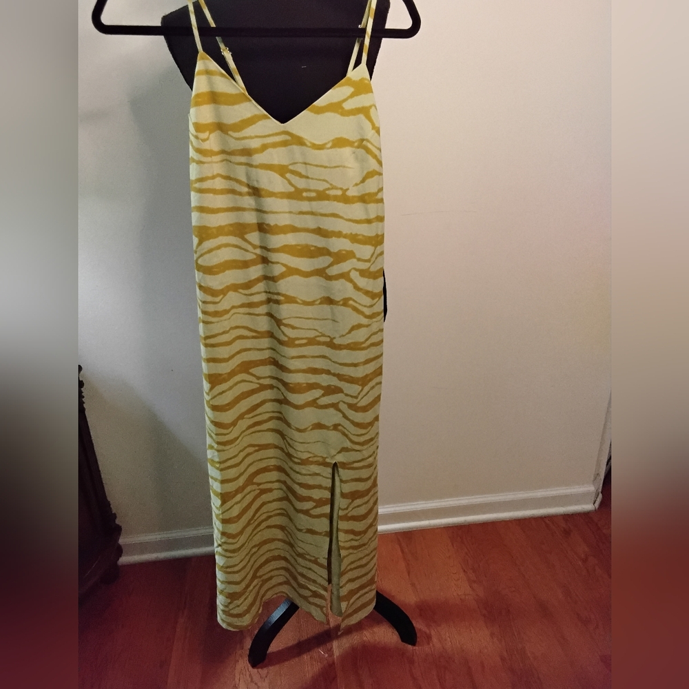 Moodie Animal PRINT GREEN DRESS XS NWT
